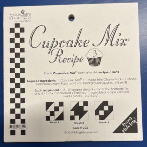 Cupcake mix Recipe n 3 - 5 inch